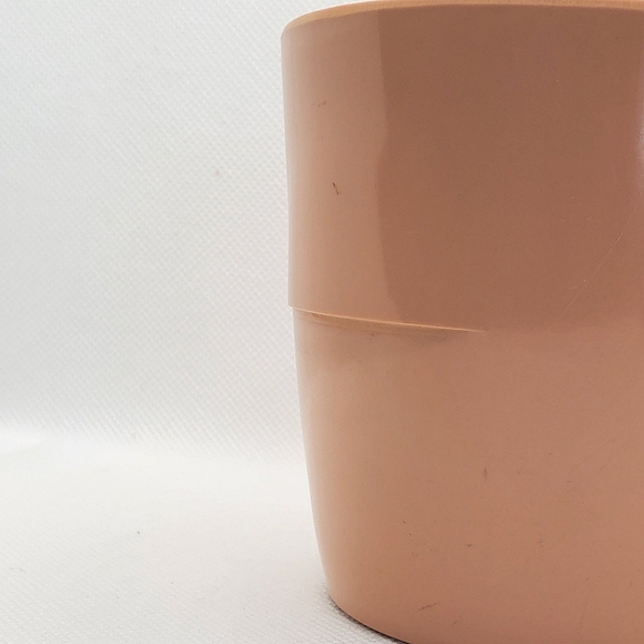 Vintage Set of 4 Melamine Vanguard by Maplex Mugs Salmon Pink - Picture 12 of 14